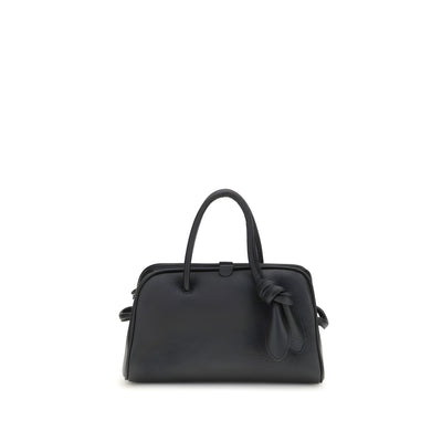 Jacquemus Black Calf Leather Le Petit Turismo Handbag