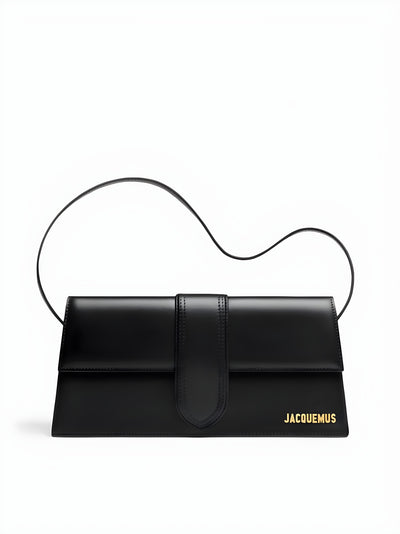 Jacquemus Black leather Le Bambino Long bag