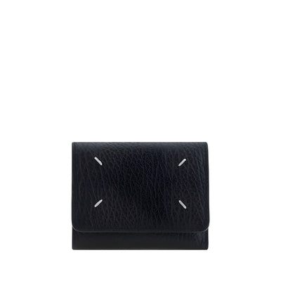 Maison Margiela Black Calf Leather Wallet