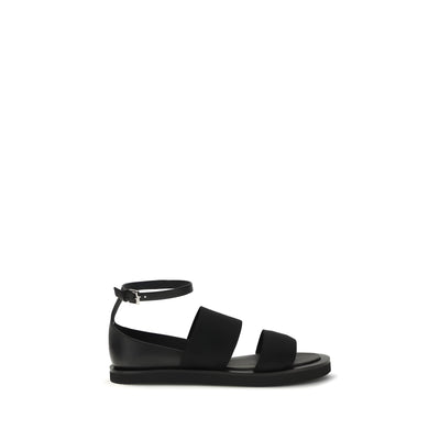 Max Mara Black Flat Sandals