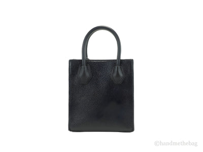 Michael Kors Leather XS Mercer Crossbody Black Solid