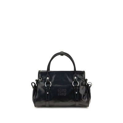 Miu Miu Black Calf Leather Handbag