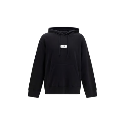 MM6 Black Cotton Sweatshirt
