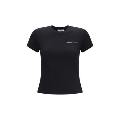 Off-White Black Cotton T-Shirt