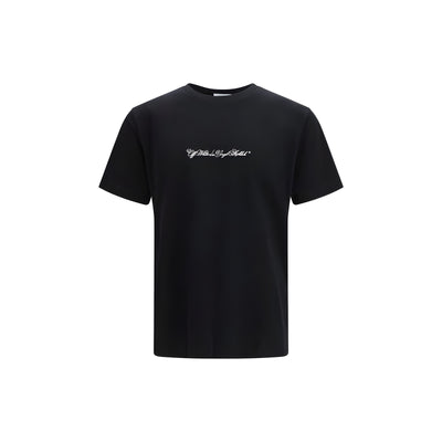 Off-White Black Cotton T-Shirt
