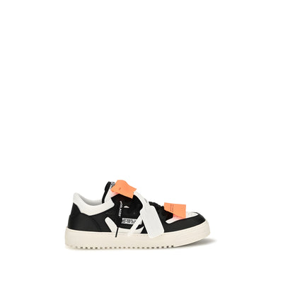 Off-White Multicolor Calf Leather Low Top Sneakers