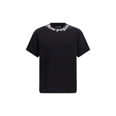 Palm Angels Black Cotton T-Shirt