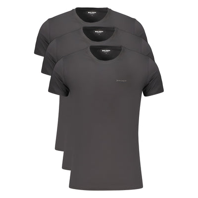 Palm Angels Black Cotton T-Shirt