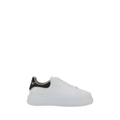 Philipp Plein White Leather Low Top Sneakers