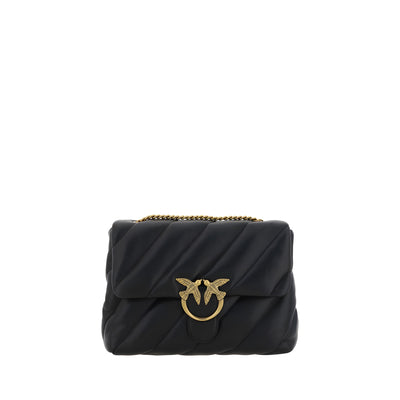 PINKO Black Love Puff Shoulder Bag