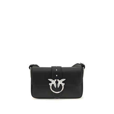 PINKO Black Mini Love Shoulder Bag