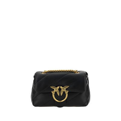 PINKO Black Love Mini Puff Shoulder Bag