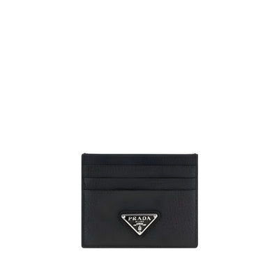 Prada Black Calf Leather Wallet