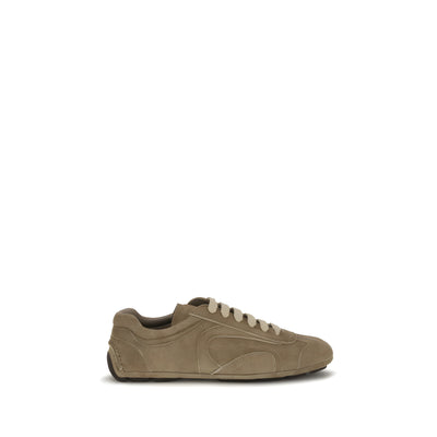 Prada Brown Athletic Sneakers