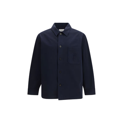 Saint Laurent Blue Cotton Denim Jacket
