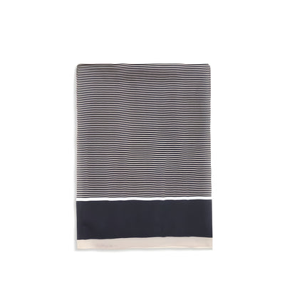 Saint Laurent Blue Silk Scarf