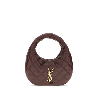 Saint Laurent Brown Lambskin Handbag