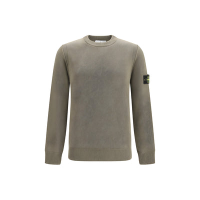 Stone Island Bicolor Cotton Sweatshirt