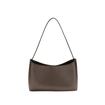 The Row Brown Calf Leather Shoulder Bag