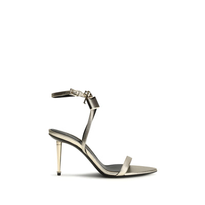Tom Ford Gold Stiletto Heel Sandals