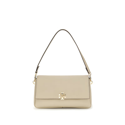 Tory Burch Beige Charlie Small Shoulder Bag