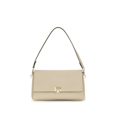 Tory Burch Beige Charlie Small Shoulder Bag