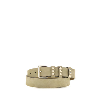 Valentino Garavani Beige Suede Belt