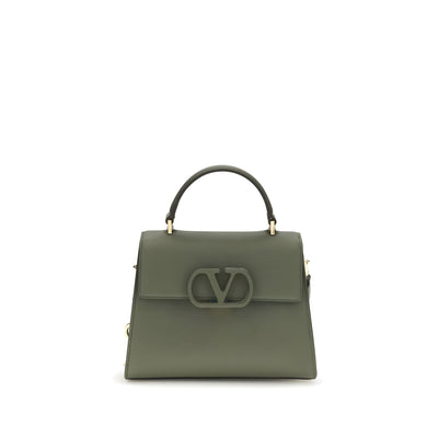 Valentino Garavani Bicolor Calf Leather Clutch Bag