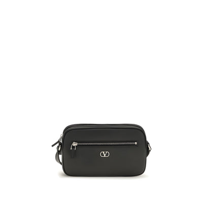 Valentino Garavani Black Calf Leather Wallet