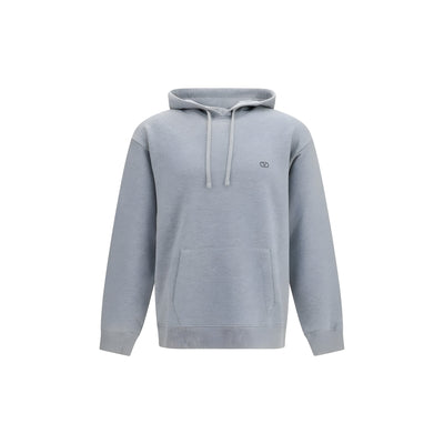 Valentino Garavani Gray Cotton Sweatshirt