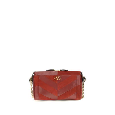 Valentino Garavani Multicolor Calf Leather Shoulder Bag