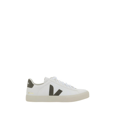 Veja White Leather Low Top Sneakers