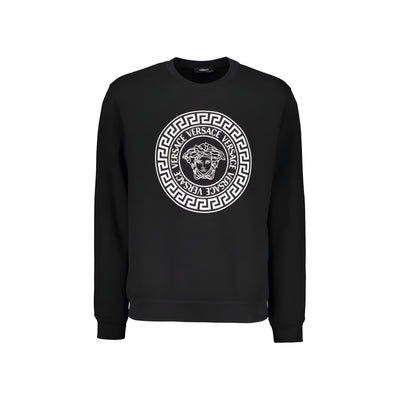 Versace Black Cotton Sweatshirt