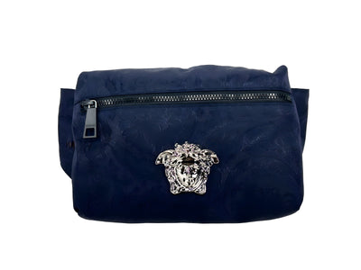 Versace Navy Medusa Belt Bag