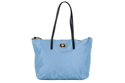 Versace Portuna Medusa Blue Tote Bag
