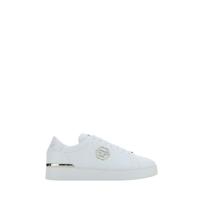 Philipp Plein White Low Top Sneakers