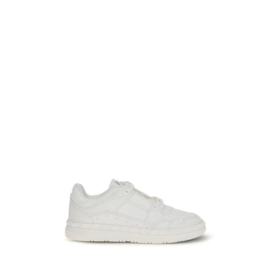 Baskets basses Valentino Garavani en cuir de veau blanc Bos Taurus
