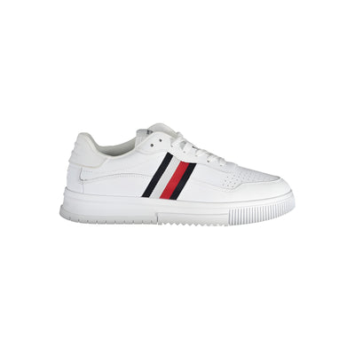 Tommy Hilfiger White Leather Sneakers