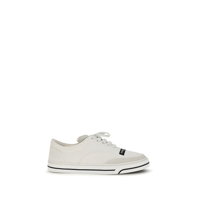 Baskets basses en lin blanc Dolce & Gabbana