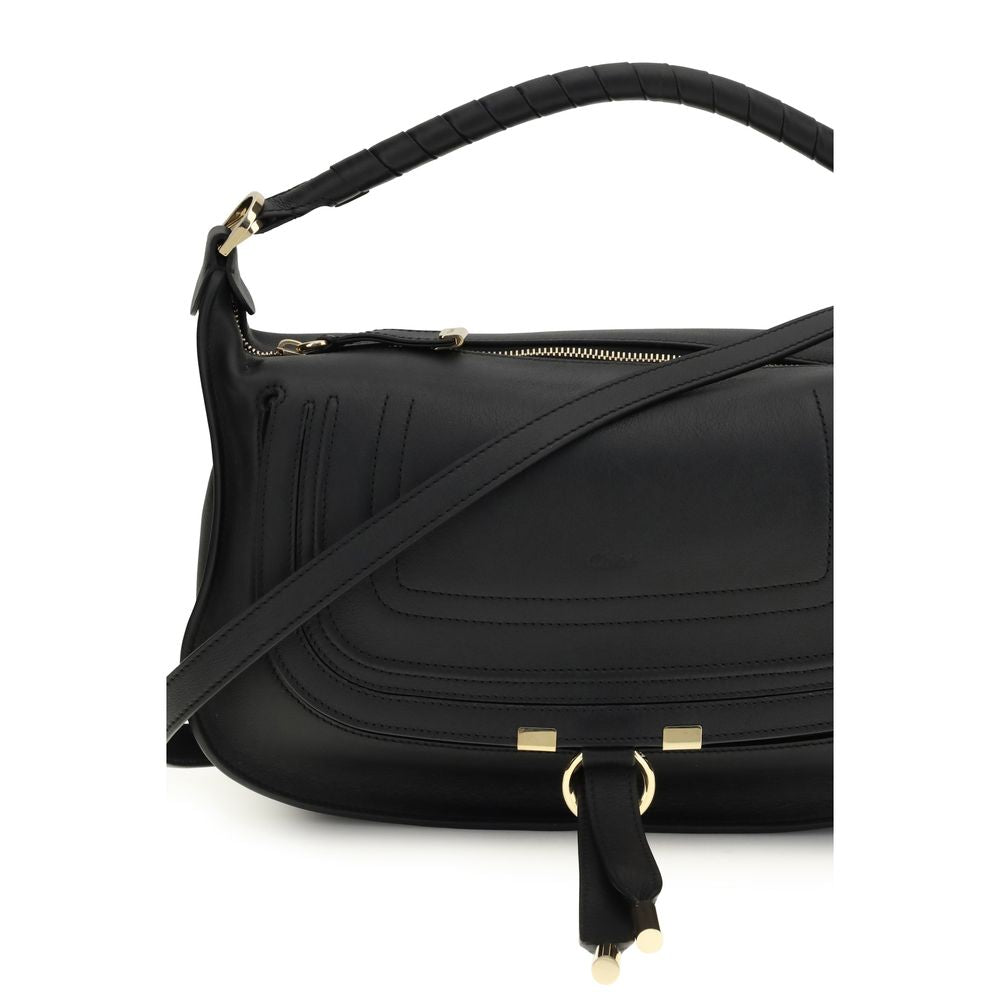 Chloé Black Calf Leather Shoulder Bag - Women