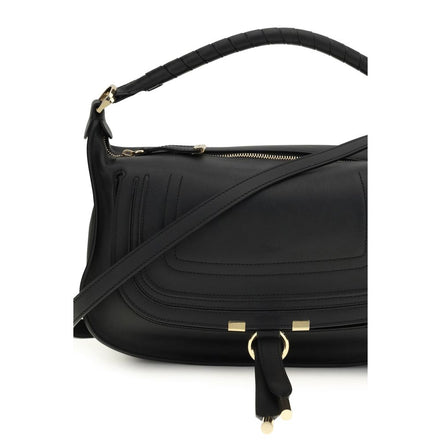 Chloé Black Calf Leather Shoulder Bag - Women
