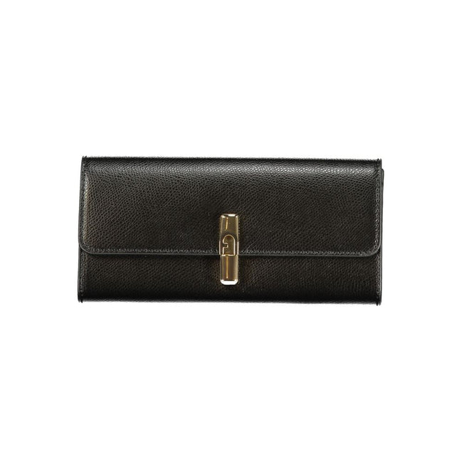 Furla Black Leather Wallet