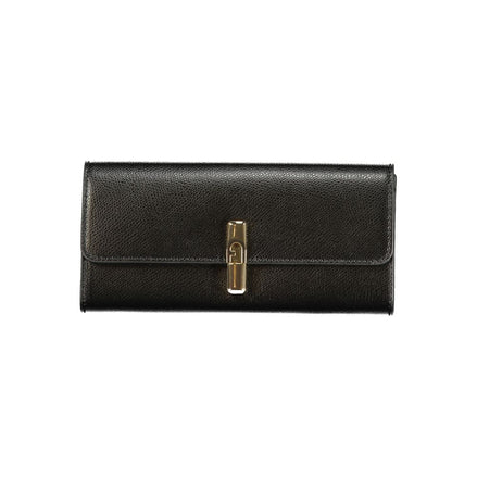 Portefeuille Furla en cuir noir pour femme