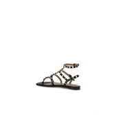 Valentino Garavani Black Flat Sandals