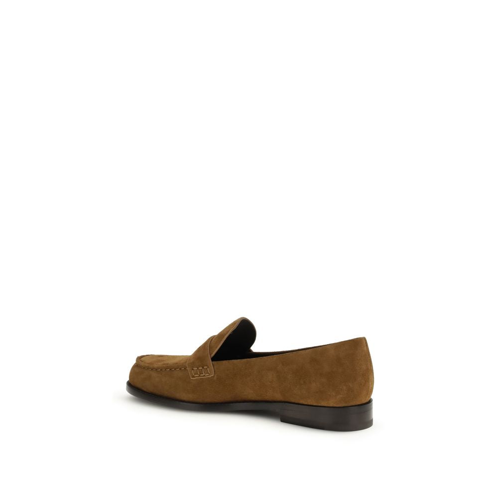 Tory Burch Beige Slip-On Loafers