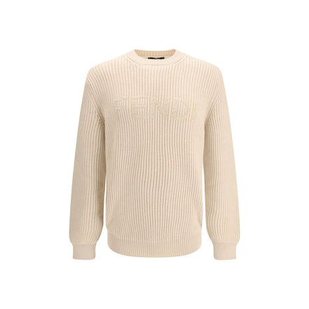 Fendi Beige Wool Sweatshirt