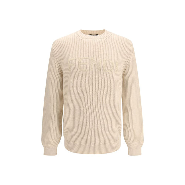 Fendi Beige Wool Sweatshirt