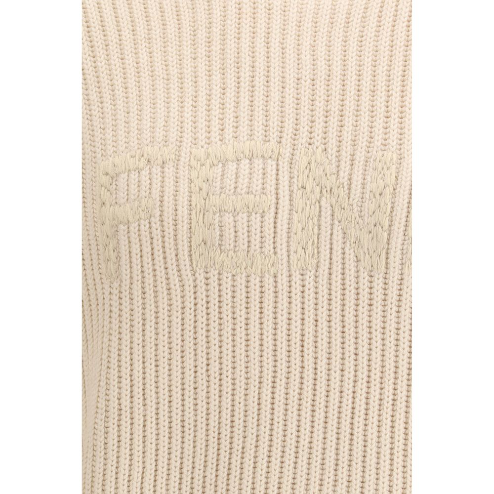 Fendi Beige Wool Sweatshirt
