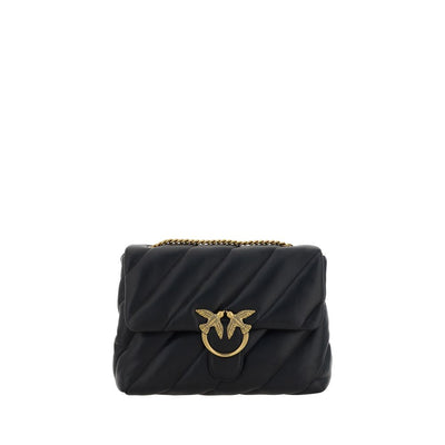 PINKO Black Love Puff Shoulder Bag
