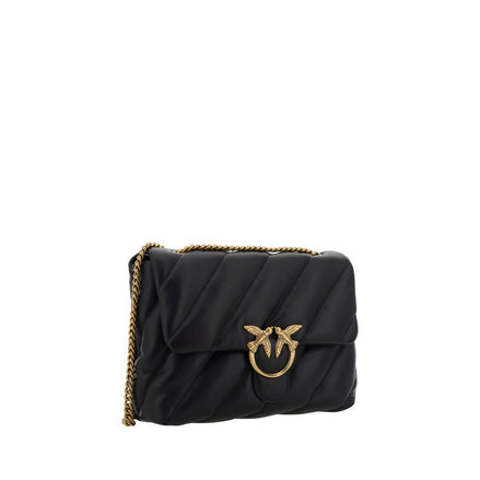 PINKO Black Love Puff Shoulder Bag